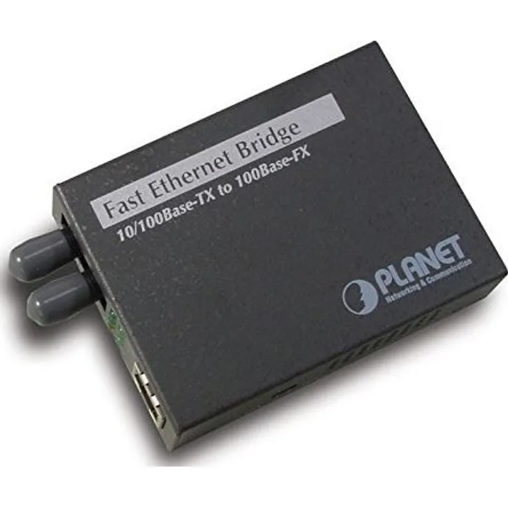 Planet Media Converter Multimode 10-100Base-TX zu 100Base-FX inkl. Netzteil ST Buchse