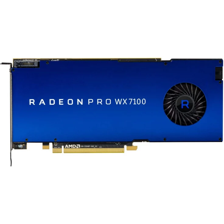 AMD  Grafikkarte FirePro Radeon Pro WX 7100 8 GB PCIe 3.0 16 x 4 x DP – Bild 3