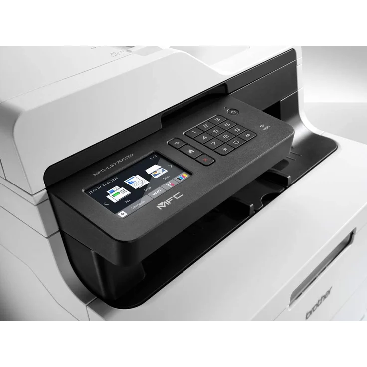 Brother MFC-L3770CDW (4-in-1) Multifunktionsdrucker - (Laser) Farbe, Druckgeschwindigkeit: 24 s/w, 24 Farbe, Auflösung: 2400 x 600, LAN, NFC, WLAN, AirPrint, Cloud Print (MFCL3770CDWG1) – Bild 4