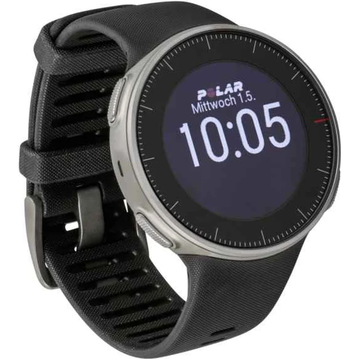 Polar Vantage V Multisportuhr GPS, Unisex, M/L, Black – Bild 2