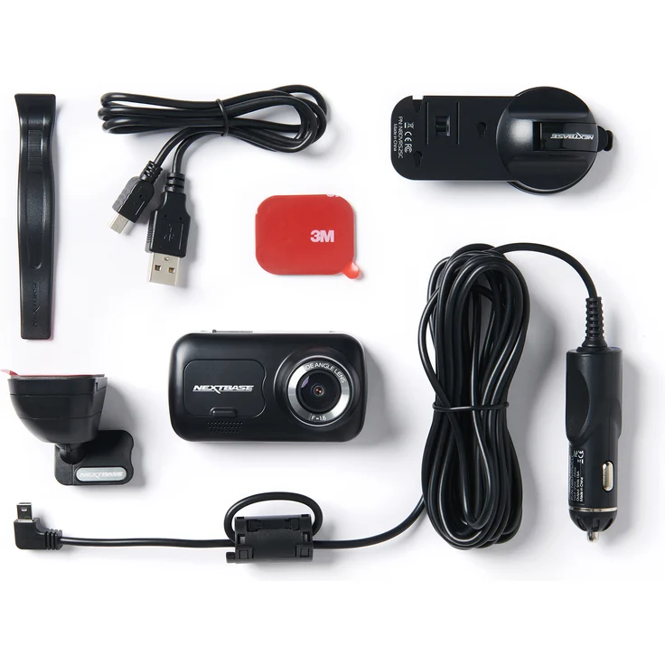 NextBase 222 Dash Cam (Full HD (1080p/30 fps), 2,5 HD-IPS Display, Click+Go PRO Car-Mount, hoch präziser G-Sensor, 140 Grad Weitwinkel-Sichtfeld) – Bild 7