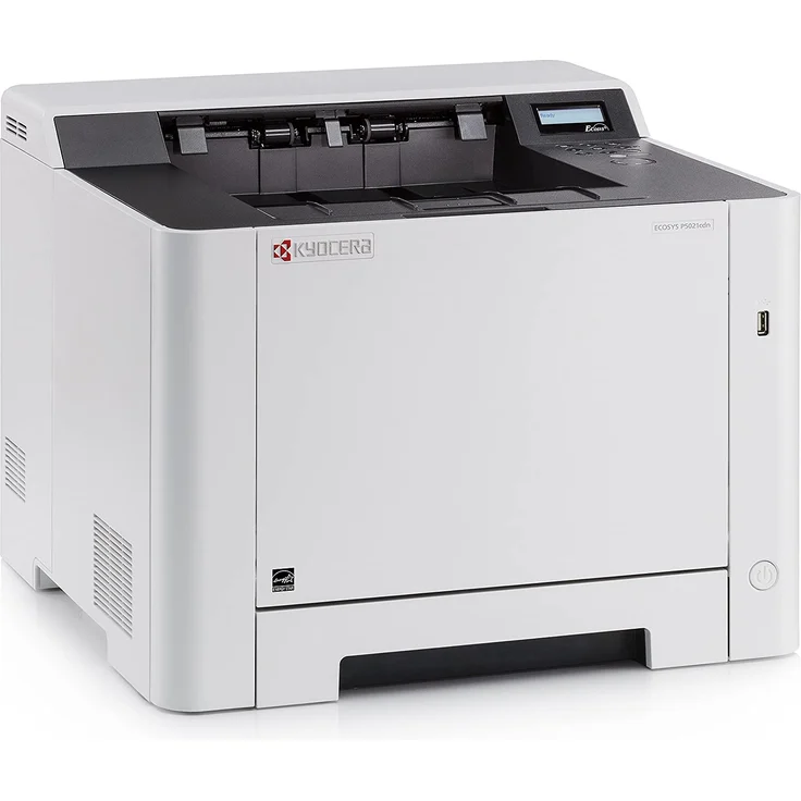 Kyocera Ecosys P5021cdn/KL3 - Laserdrucker, Farbe, Auflösung: 1200 x 1200 dpi, Druckgeschwindigkeit (S/W): 21 S/min, Papierzufuhr: 300 Blatt (870B61102RF3NL0) – Bild 2