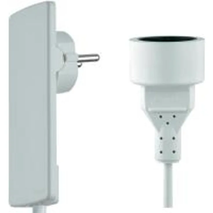 Schulte 151000155300 Evoline Plug Schukostecker weiß