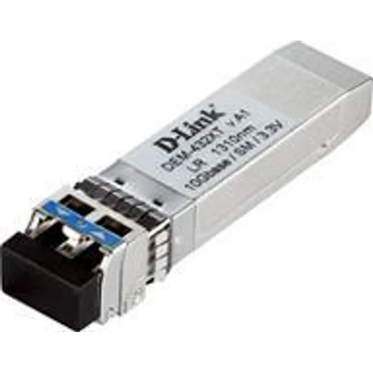 D-Link DEM 432XT-DD - SFP+-Transceiver-Modul - 10 GigE - 10GBase-LR - LC Single-Modus - bis zu 10 km - 1300 nm - für xStack DGS-3620-28PC, DGS-3620-28SC, DGS-3620-28TC, DGS-3620-52P, DGS-3620-52T