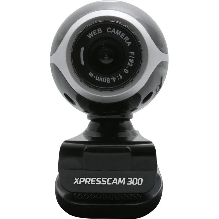 NGS XpressCam300 5MP USB 2.0 Schwarz, Silber Webcam - Webcams (5 MP, 8 MP, USB 2.0, Schwarz, Silber, CMOS, 180 g) – Bild 1