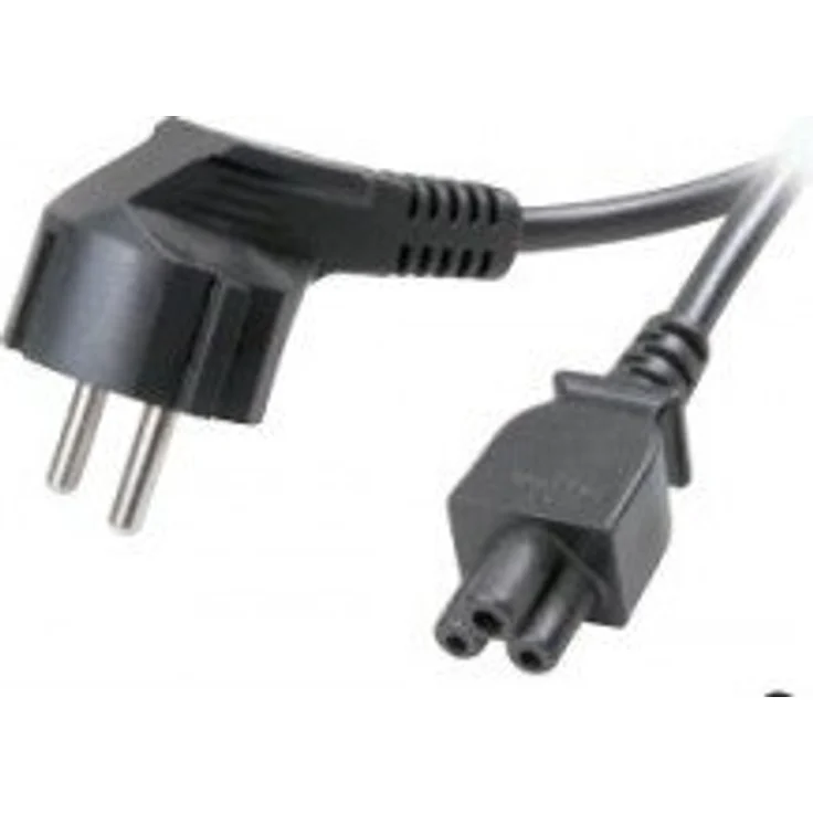 Vivanco Notebook-Anschlusskabel Schuko Stecker, 3-polig IEC 320 5c Stecker 1.8 m