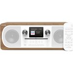 Pure Evoke C-F6 Stereo-All-in-One-Musikanlage (CD, DAB+ Digital-, UKW-Radio, Internetradio, Bluetooth inkl. Fernbedienung) walnuss