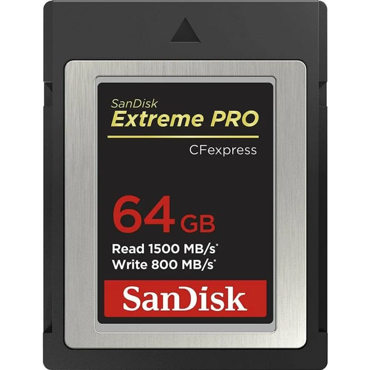 SanDisk Extreme PRO CFexpress-Karte Typ B, 64 GB, bis zu 1.700 MB-Sek., für RAW 4K video – Bild 1