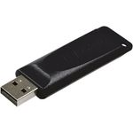 Verbatim Store 'n' Go Slider Drive USB-Stick - 16 GB - USB 2.0-Schnittstelle, versenkbarer Schiebemechanismus, schwarz