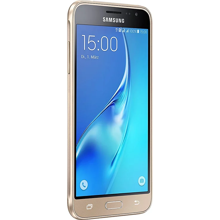 Samsung Galaxy J3 Pixel (2016) Smartphone 12,7cm Pixel (5 Zoll) Super-AMOLED-Display, 8GB interner Speicher, 1,5GB RAM, Android, Gold – Bild 3