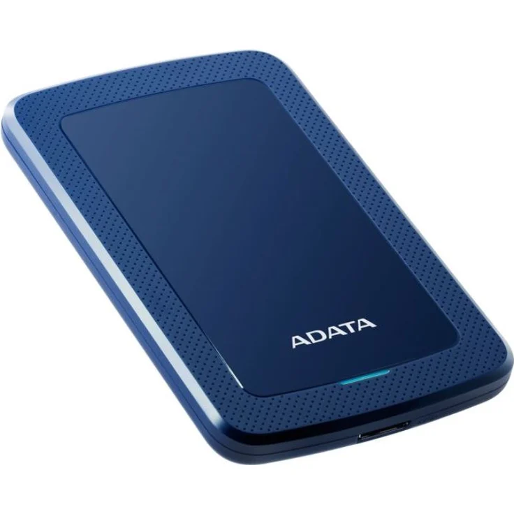 ADATA HV300 - Festplatte - 2 TB - extern (tragbar) - USB 3.1 - 256-Bit-AES - Blau (AHV300-2TU31-CBL) – Bild 1