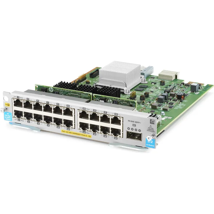 HPE 20p PoE+ - 1p 40GbE QSFP+ v3 zl2 Mod