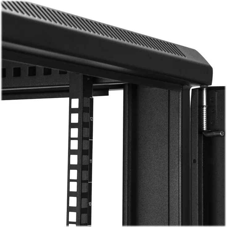 StarTech.com Server Rack Schrank - 78cm tiefes Gehäuse - 12 HE - Netzwerk Server Schrank - Datenschrank - Schrank - Netzwerkschrank - Schwarz - 12U - 78.7 cm (31 cm) )