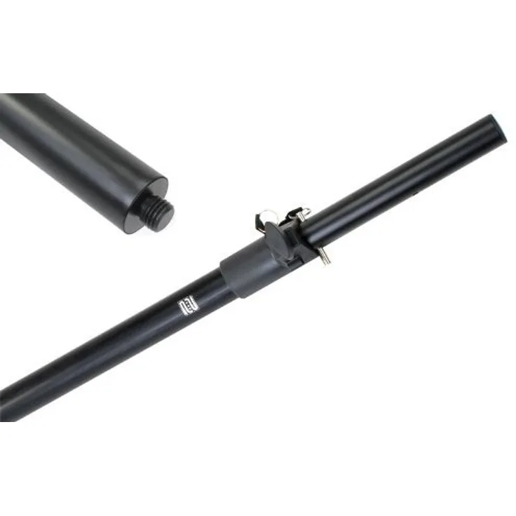 Pronomic Distanzstange M20 Stahl (zur Montage von Topteilen auf Subwoofer, Schraub-Version mit M20-Gewinde, Höhenverstellbar von 75-135 cm, max. Belastbarkeit: 40 kg)