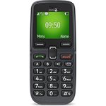 Doro 5030 GSM Mobiltelefon (Großes beleuchtetes Farbdisplay, Schriftgröße der Displayanzeige einstellbar) graphit