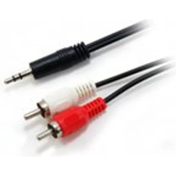 Equip Audiokabel Jack Male - 2X RCA Male, 2,00m Polybeutel