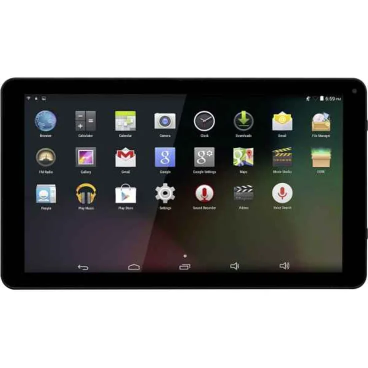 Denver TIQ-10394 HD-Auflösung 10,1 Zoll, WLAN-Tablet, Quad-Core, 1 GB RAM, 32 GB Speicher, Android, Schwarz (TIQ-10394)
