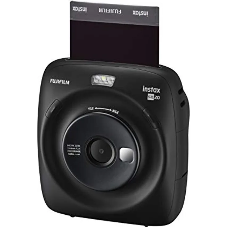 Fujifilm Instax SQUARE SQ 20 Hybride Sofortbildkamera, schwarz
