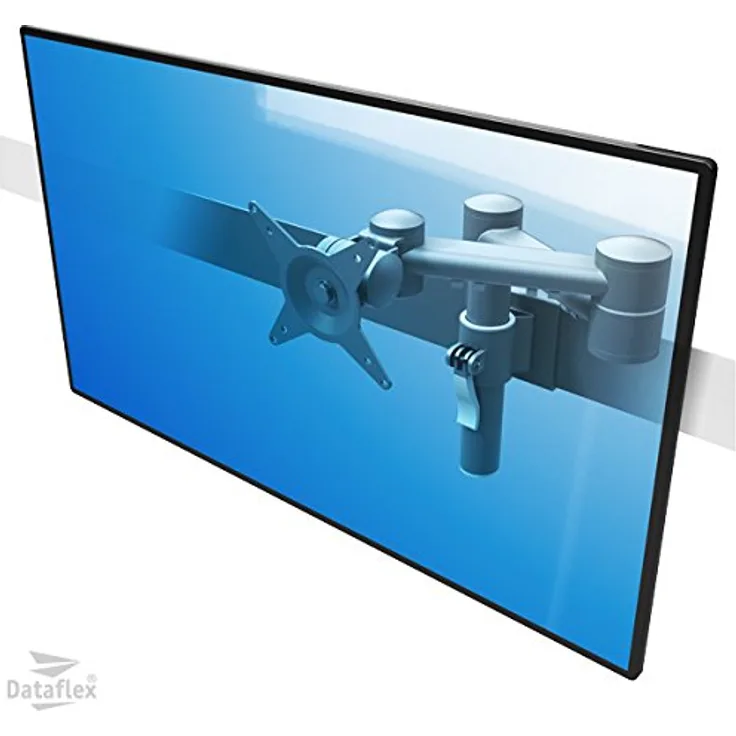 Dataflex 52.152 ViewMate Style Schienensystembefestigung für 60,96 cm (24 Zoll) Monitor Silber