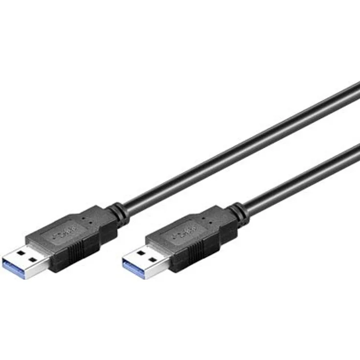 Wentronic goobay - USB-Kabel - USB Type A (M) bis USB Type A (M) - USB3.0 - 50cm - Schwarz (95716)