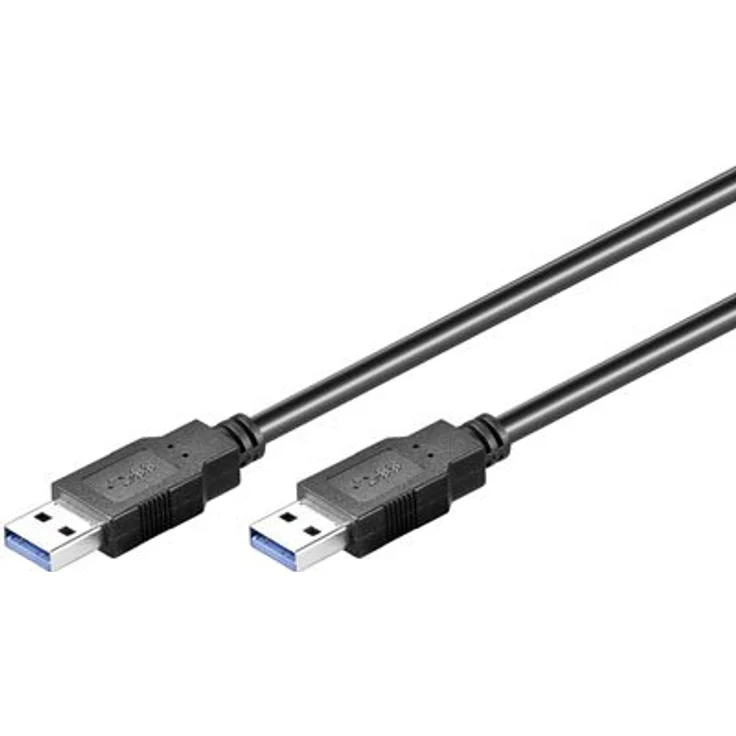 Wentronic goobay - USB-Kabel - USB Type A (M) bis USB Type A (M) - USB3.0 - 50cm - Schwarz (95716) – Bild 1