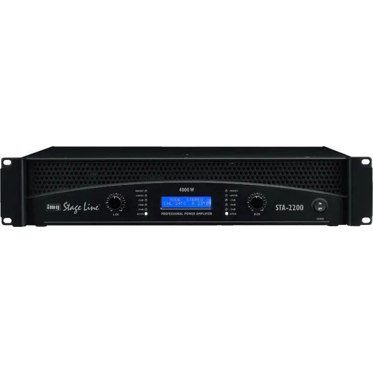 IMG STAGELINE STA-2200 Professioneller Stereo-PA-Verstärker schwarz