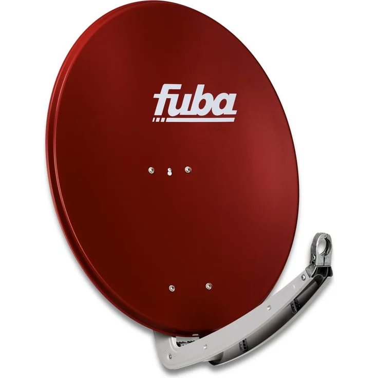 Fuba DAA 780 R Aluminium-Satelliten-Parabolantenne (38,50 dB, Große 78 cm) rot – Bild 1