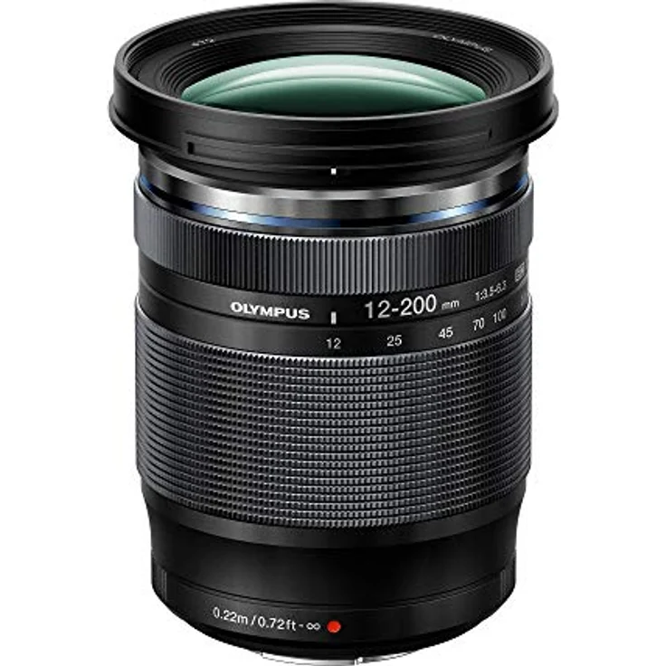 Olympus M.Zuiko Digital ED 12-200mm F3.5-6.3 Objektiv, Universalzoom, geeignet für alle MFT-Kameras (Olympus OM-D & PEN Modelle, Panasonic G-Serie), schwarz – Bild 1