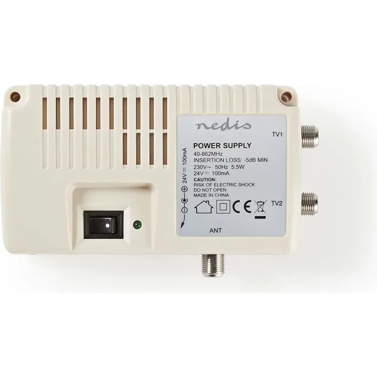 Satelliten-Power Inserter 2x F-Ausgang Einfügungsdämpfung: -5 dB