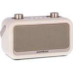 Nordmende Transita 30 Retro Tragbares Radio mit Bluetooth, LCD-Display, beige