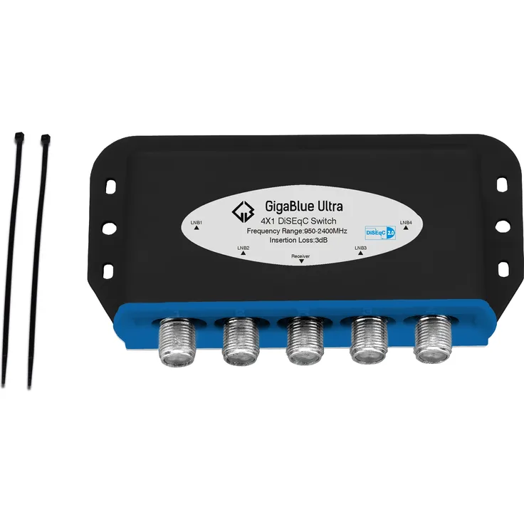 GigaBlue Ultra DiSEqC Schalter 4-1