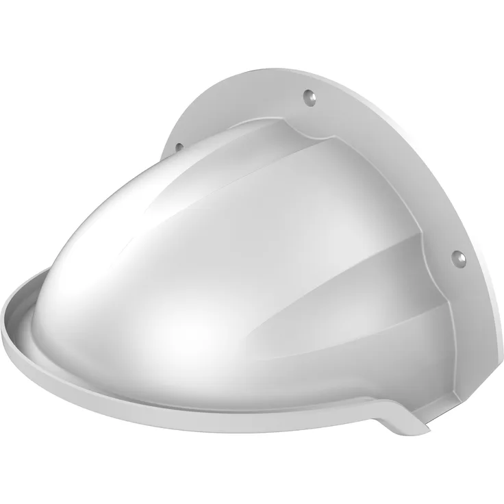 Hikvision Digital Technology DS-1250ZJ Schutzdach für Überwachungskamera, kompatibel mit DS-2CD45XXF(WD)-I(Z)(H)(S), für den Außenbereich, Weiß, 264,7 x 152 mm