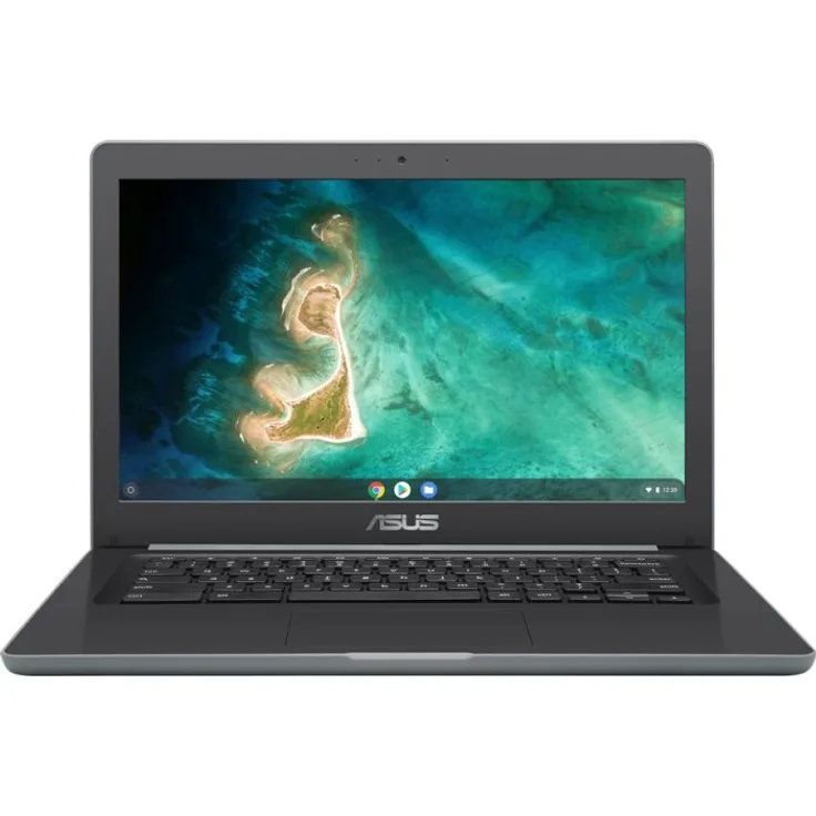 Asus ChromeBook C403NA-FQ0045 - Laptop 14 Zoll (35,6 cm) WXGA, Intel Celeron N3350, 4GB RAM, 32GB eMMC (Flash), Chrome OS (90NX01P1-M00580)