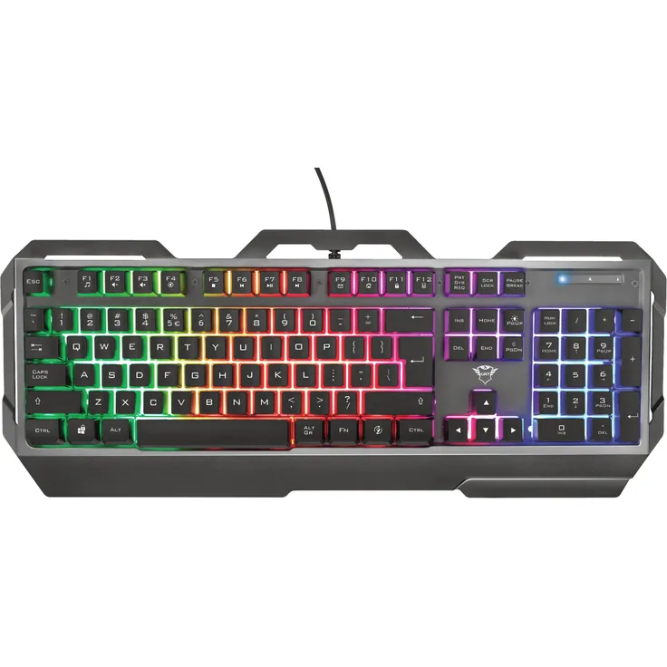 Trust Gaming GXT 856 Torac - Tastatur - hintergrundbeleuchtet - USB - Deutsch QWERTZ (23740)
