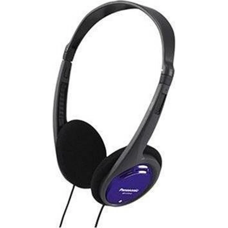 Panasonic RP-HT010E-A On-Ear-Kopfhörer, schwarz – Bild 1