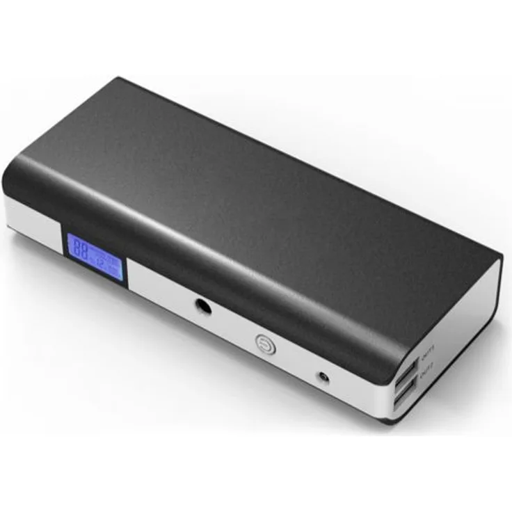 XLayer Powerbank PLUS Notebook 16.000mAh, Zusatzakku für Smartphones und Notebooks, Schwarz