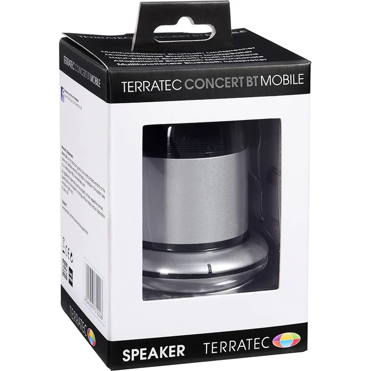 Ultron TerraTec Concert BT Mobile Bluetooth Lautsprecher silber – Bild 3