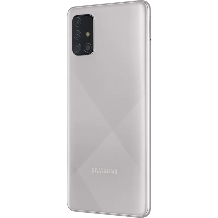 Samsung Galaxy A71 Smartphone 16,95cm (6,7 Zoll) SAMOLED-Display, 128GB interner Speicher, 6GB RAM, Dual-SIM, Android, Haze Crush Silver - Preisvergleich – Bild 3