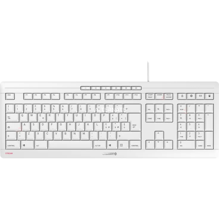 CHERRY STREAM USB QWERTY Italienisch Grau (JK-8500IT-0)