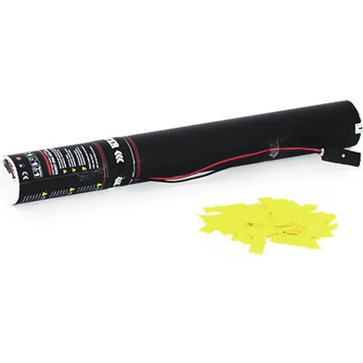 TCM FX Konfetti-Ladung elektrisch 50cm, gelb