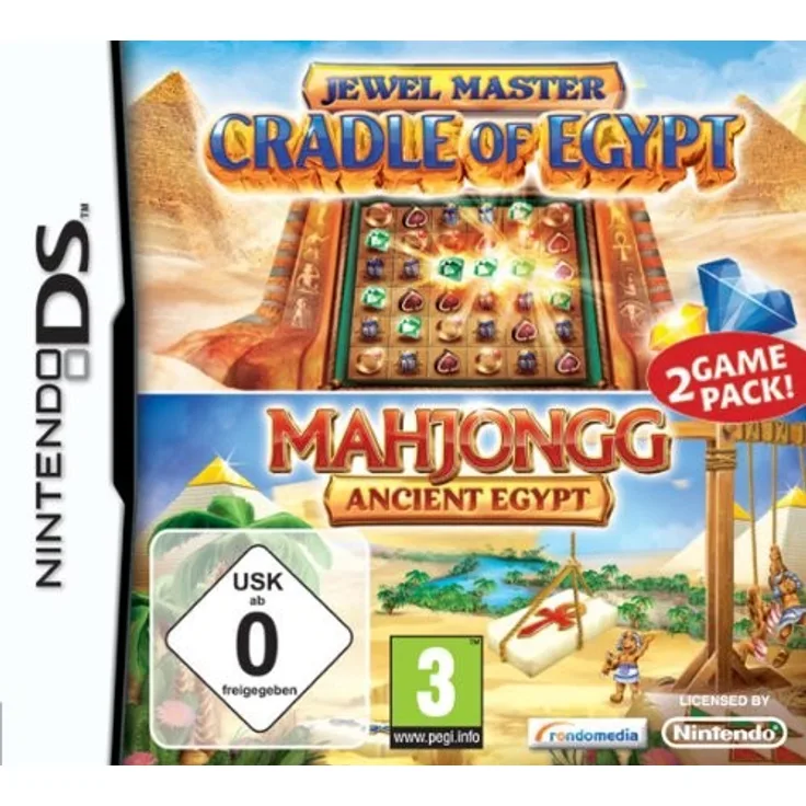 Mahjongg Ancient Egypt+Cradle of Egypt Bundle 2 (DS)