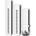 Garmin Ersatz-/Wechselarmband Ersatzarmband vivomove HR Silikon weiß-Edelstahl (20mm) (010-12561-04)