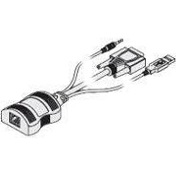 Adder CATx - Tastatur- / Video- / Maus- (KVM-) Kabel - USB, HD-15, Mini-Stecker bis RJ-45 (W) - für AdderView CATx AVX4016, AdderView CATx IP AVX4016IP, AVX4024IP