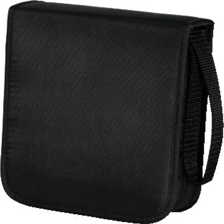 Hama CD Wallet Nylon 40, black (Schwarz) – Bild 1