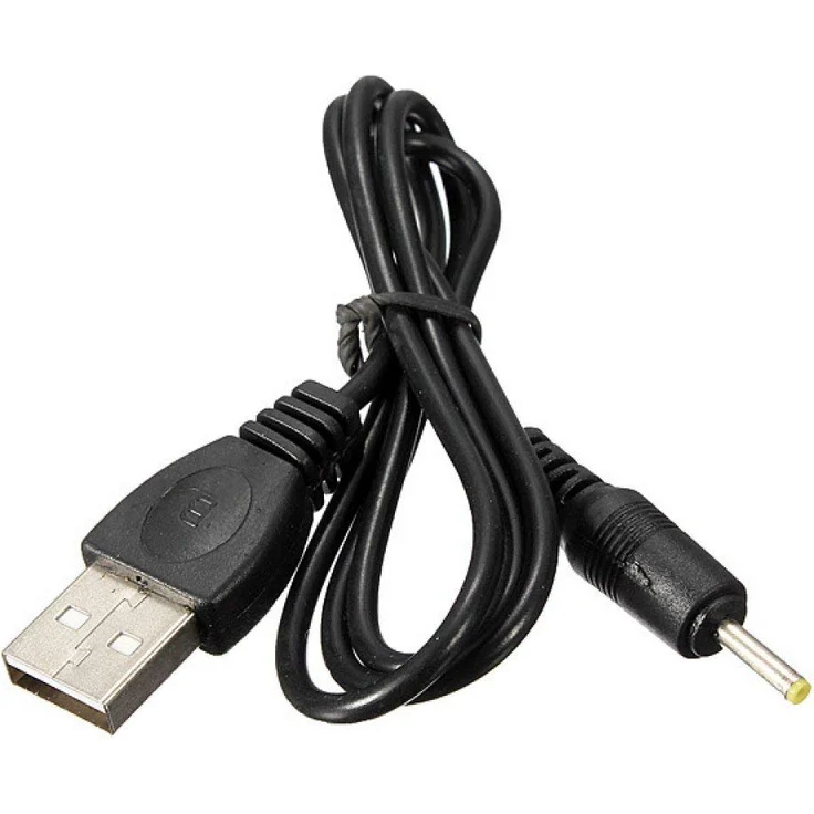 AKYGA AK-DC-02 USB DC Kabel Stecker 2.5x0.7mm Adapter 5V Ladekabel 80cm – Bild 1