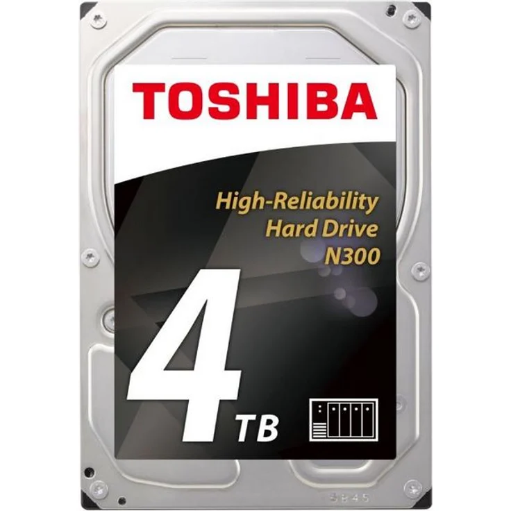 Toshiba N300 NAS - Festplatte - 4 TB - intern - 3.5 Zoll (8.9 cm) - SATA 6Gb/s - 7200 rpm - Puffer: 128 MB (HDWQ140UZSVA) – Bild 1