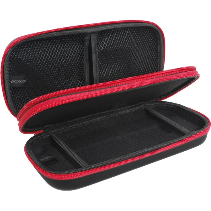 Gioteck Transporttasche für Nintendo Switch - Premium Storage Case (Weiche Fleece-Polsterung - Reisefreundlich - Tragbarer Konsolenschutz)