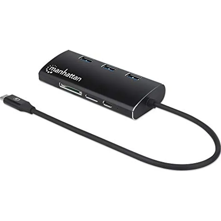 MANHATTAN USB 3.2 Gen 1 USB-C Multiport-Adapter USB-C auf HDMI 3x USB-A auf der