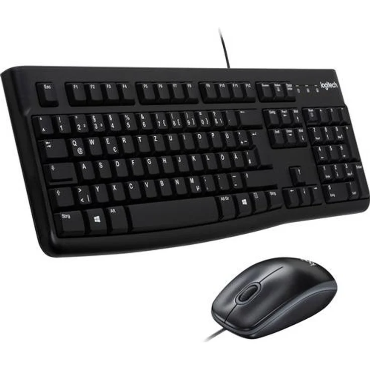 Logitech MK120 Kabelgebundenes Tastatur-Maus-Set, Optische Maus, USB-Anschluss, PC-Laptop, Deutsches QWERTZ-Layout - schwarz – Bild 4