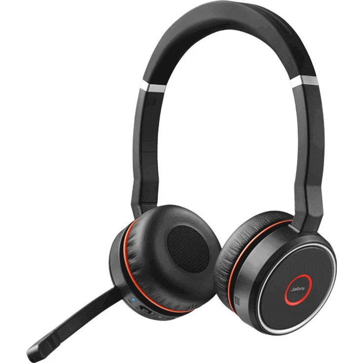 Jabra Evolve 75 MS Wireless Stereo On-Ear Headset, schwarz – Bild 3